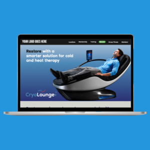 CryoLounge+ Website Concept Thumbnail
