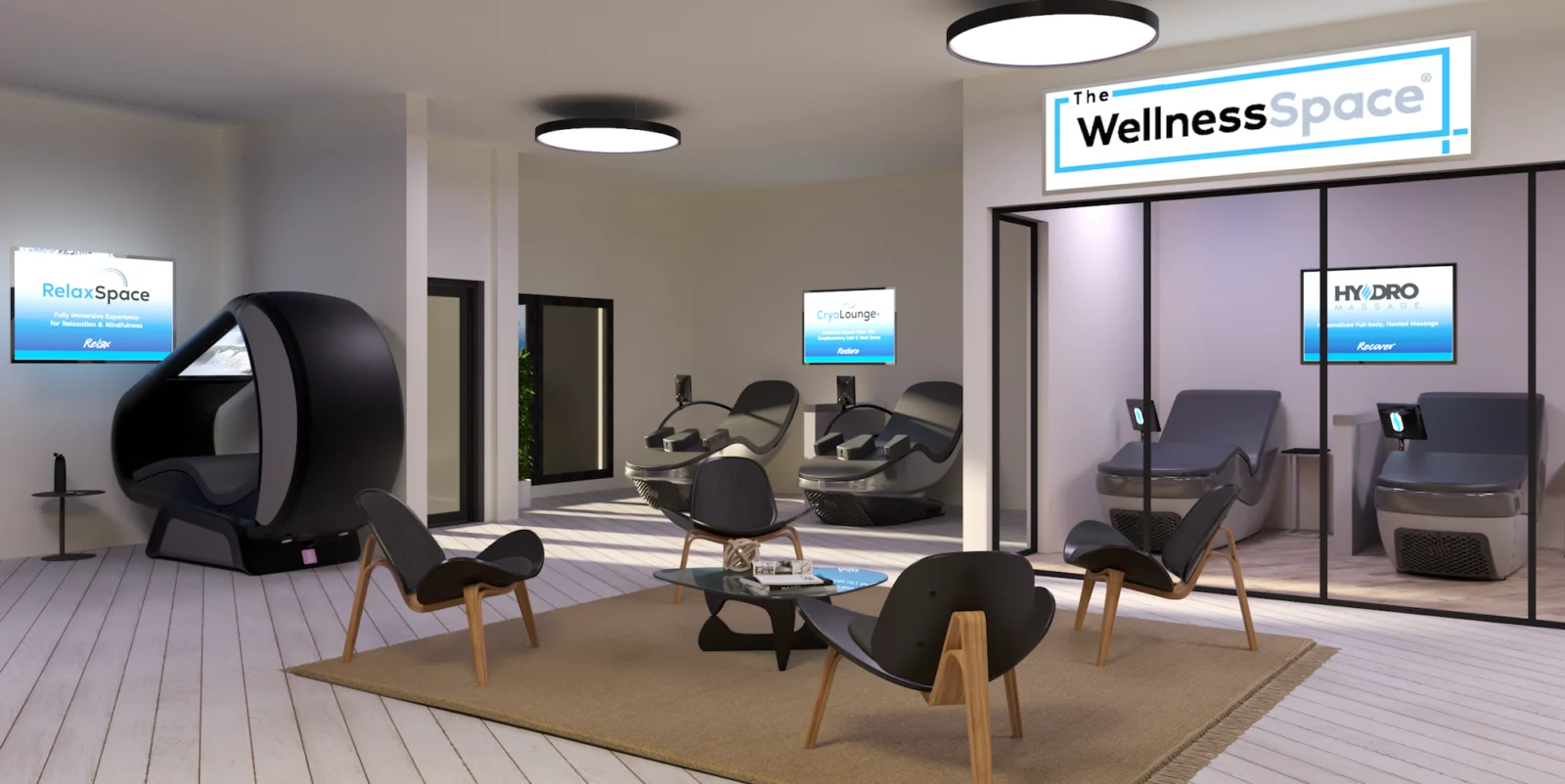 Cómo los gimnasios pueden crear espacios ganadores de bienestar y recuperación con las marcas WellnessSpace