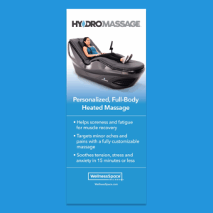 HydroMassage Pull-Up Banner (33.5"x80")